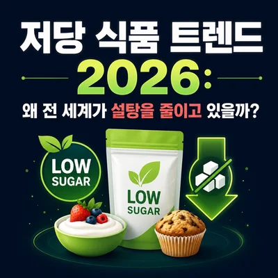 저당 식품 트렌드