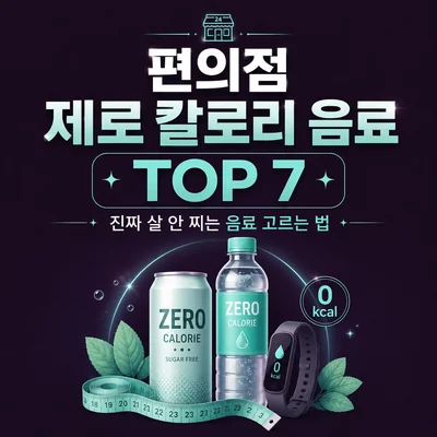 편의점 제로 칼로리 음료