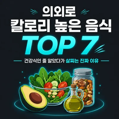 의외로 칼로리 높은 음식