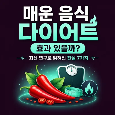 매운 음식 다이어트