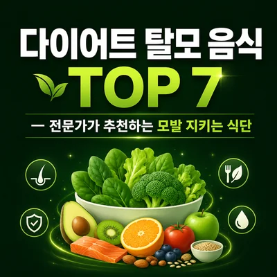 다이어트 탈모 음식
