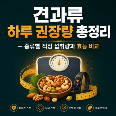 견과류 하루 권장량
